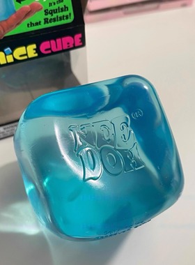 Needoh麦芽糖冰块水滴超大捏捏蓝粉紫rosie同款解压力球雪球6正品