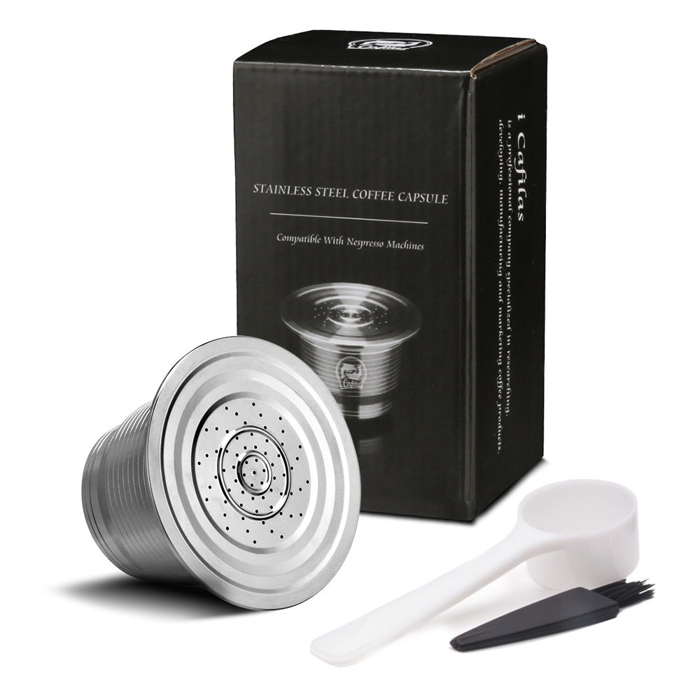 iCafilas nestle咖啡机不锈钢胶囊壳 循环使用过滤器