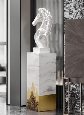 会所马头摆件树脂装饰摆件