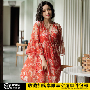 温泉遮肉游泳衣女遮肚显瘦 韩国胖mm泳装 大码 泳衣女三件套保守裙式