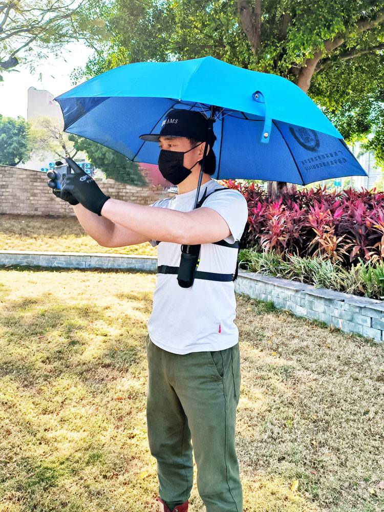 运动户外伞架背包背负伞托自行车包背伞架采茶背伞架遮阳支撑架