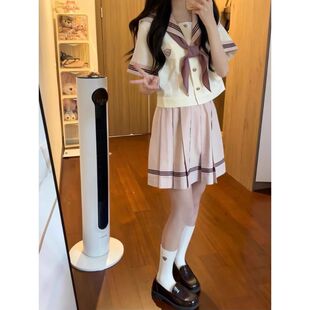 LBTUPR JK制服套装原创正版夏季日系学院风水手服套装女短袖上衣