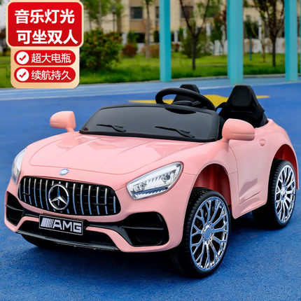 儿童电动车四轮汽车婴儿女孩玩具车双人宝宝小孩可遥控可坐人童车