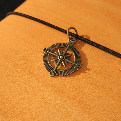 仓末手工tn手账旅行记事本书签挂件金属DIY挂饰