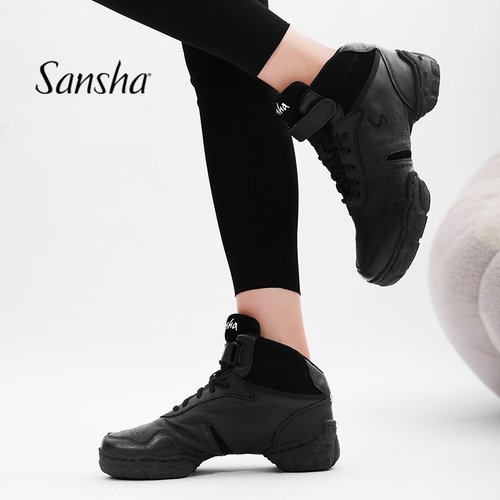 三沙现代舞鞋软底真皮面