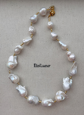 EtoiLueur｜巨重工 天然大巴洛克项链「The Luna Necklace」