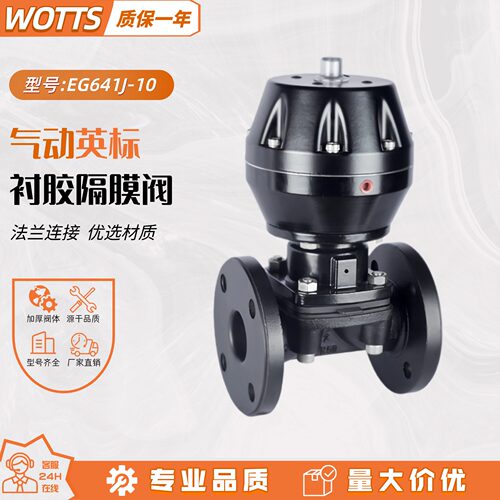 兢坦气动英标隔膜阀EG641J盖米型