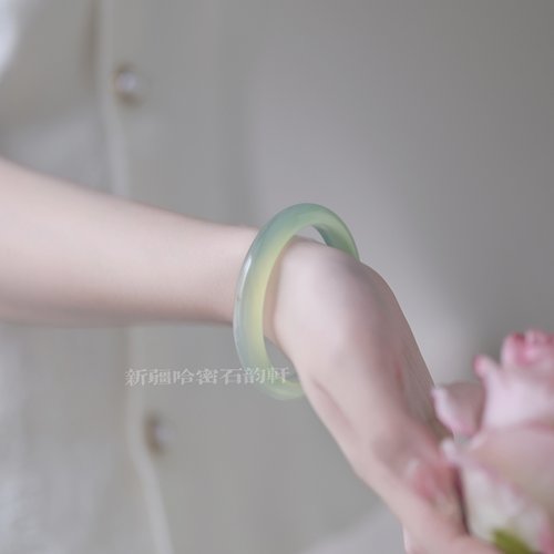 石韵轩新中式油青色玛瑙手镯