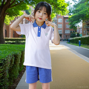 运动服短裤 莎臣豹小学女生夏季 速干超柔纯棉沙臣豹 深圳校服正品