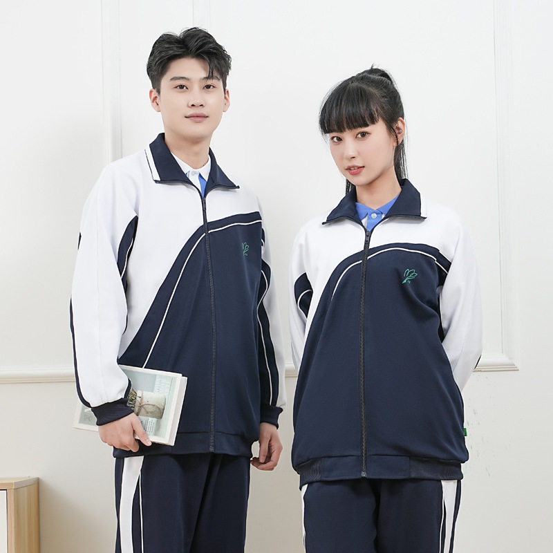 创童品牌深圳校服中学生冬装运动图片