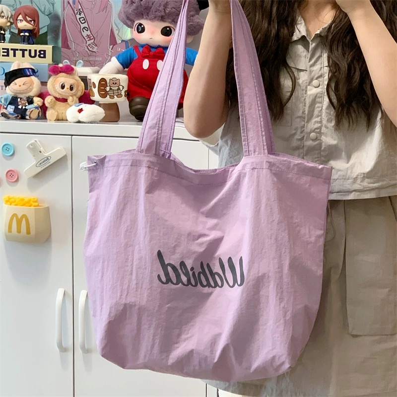 多巴胺字母印花腋下大包