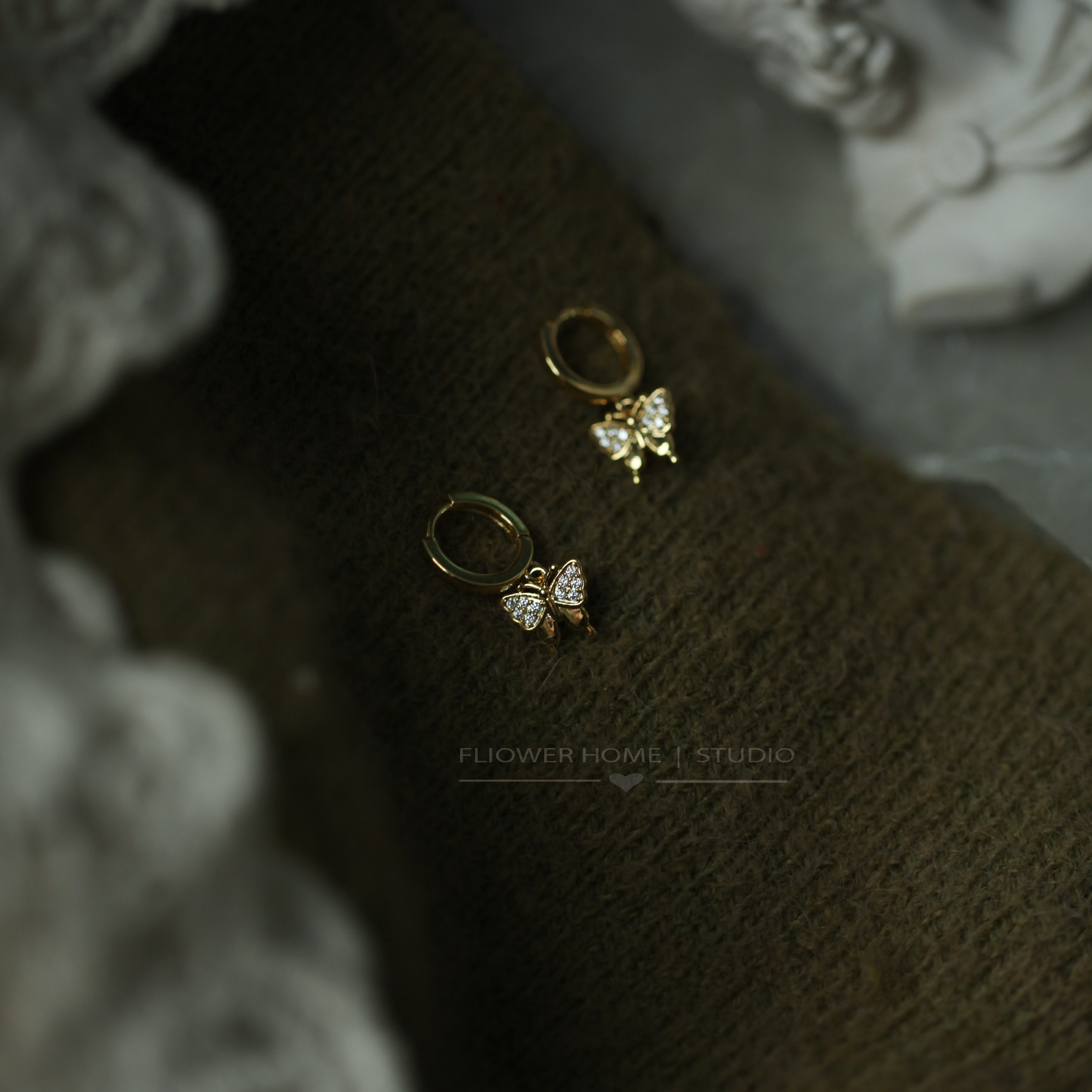 花宿家 凉风~时尚简约气质蝴蝶耳扣耳圈耳环精致朋克甜美百搭,饰品/流行首饰/时尚饰品新,耳环,淘宝优惠券,粉丝福利购,淘宝优惠卷