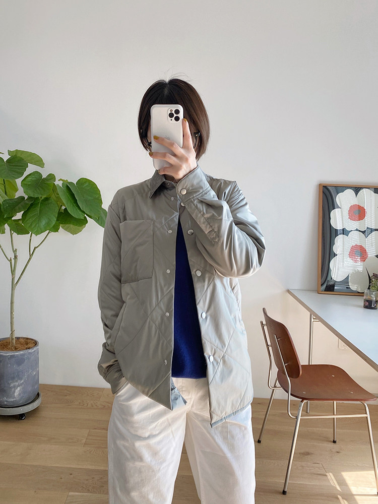 北欧marim轻量廓形棉衣宽松