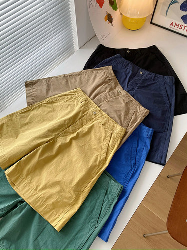 高腰英系法式短裤百搭显瘦