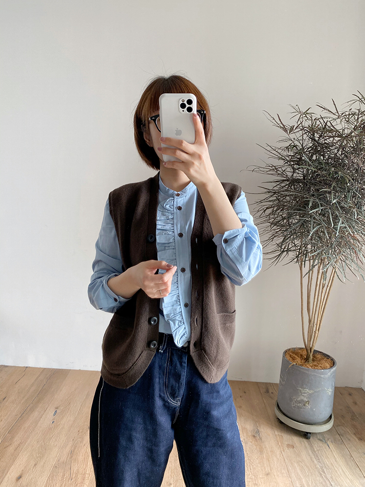 长袖衬衫英系mhl薄棉柔软亲肤