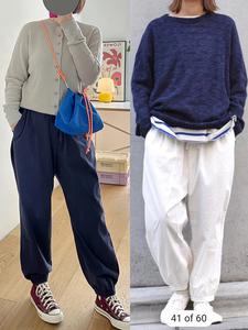松紧腰围休闲长裤舒适柔软