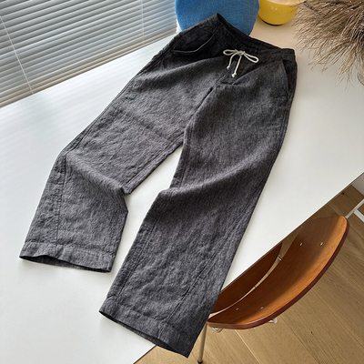 高腰通勤百搭长裤显瘦凉爽