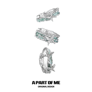 薄荷曼波风 原创蝴蝶耳夹无耳洞耳挂小众设计高级感冷淡耳扣耳环