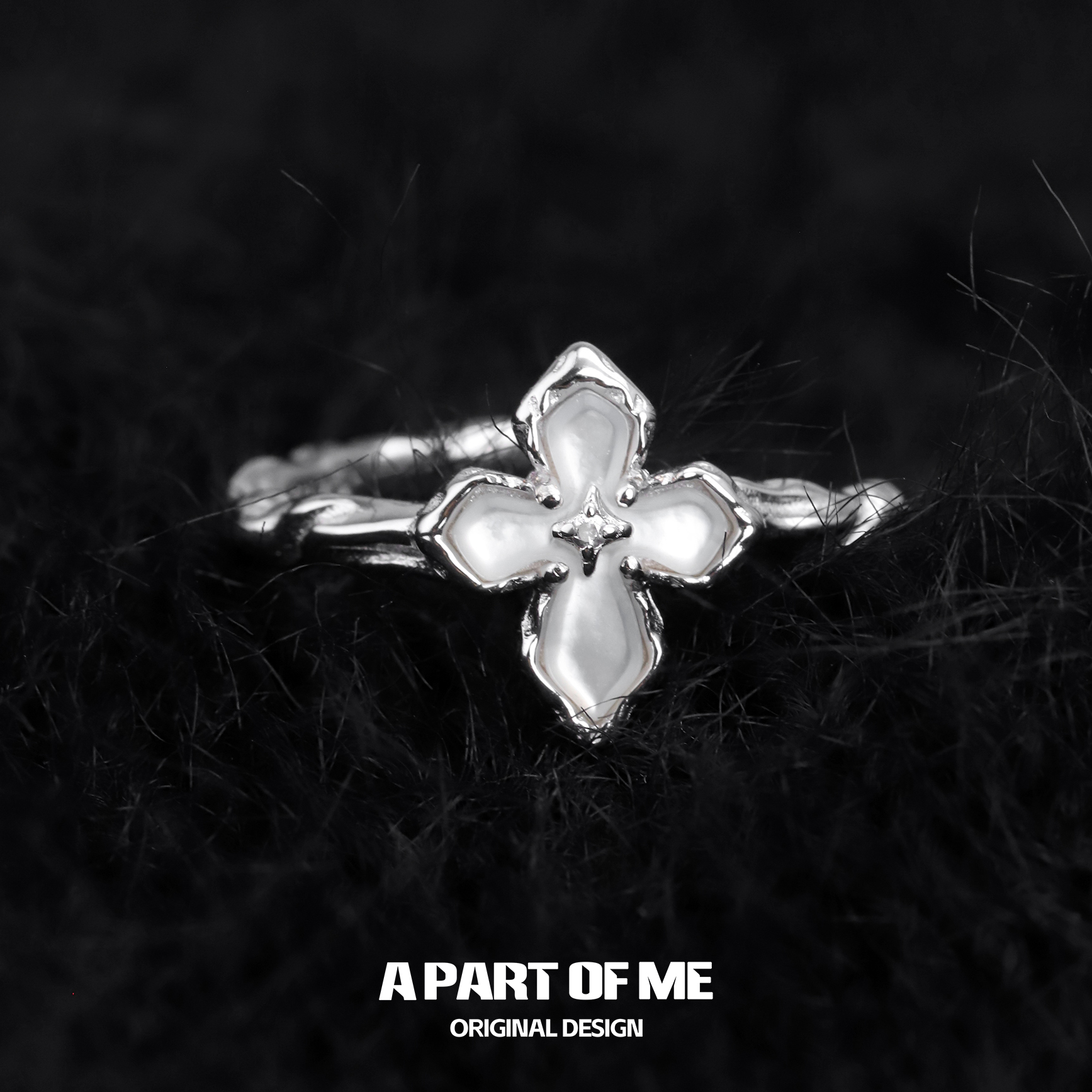 圣痕系列 925纯银戒指不掉色原创小众设计高级感暗黑冷淡食指戒