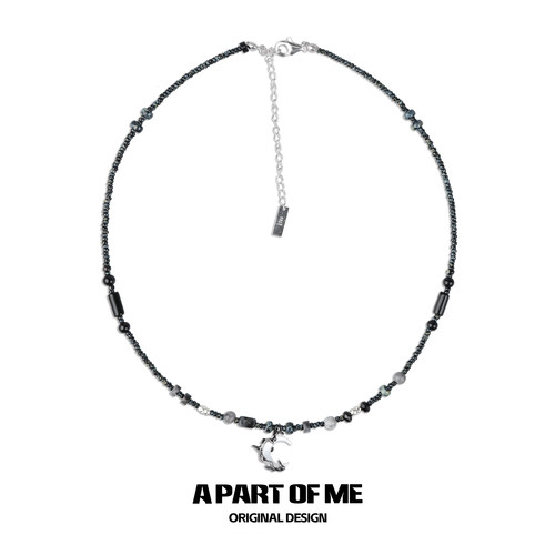 苍月系列手工纯银锁骨链