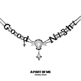 原创设计kig系小羊兽头chocker项链颈链高级感暗黑哥特甜酷锁骨链