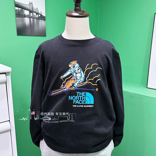 The north face, лонгслив для мальчиков с круглым воротником, США