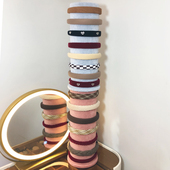 时尚 新品 发箍展示架发卡头箍收纳发饰地摊发带收纳架发圈省空间架