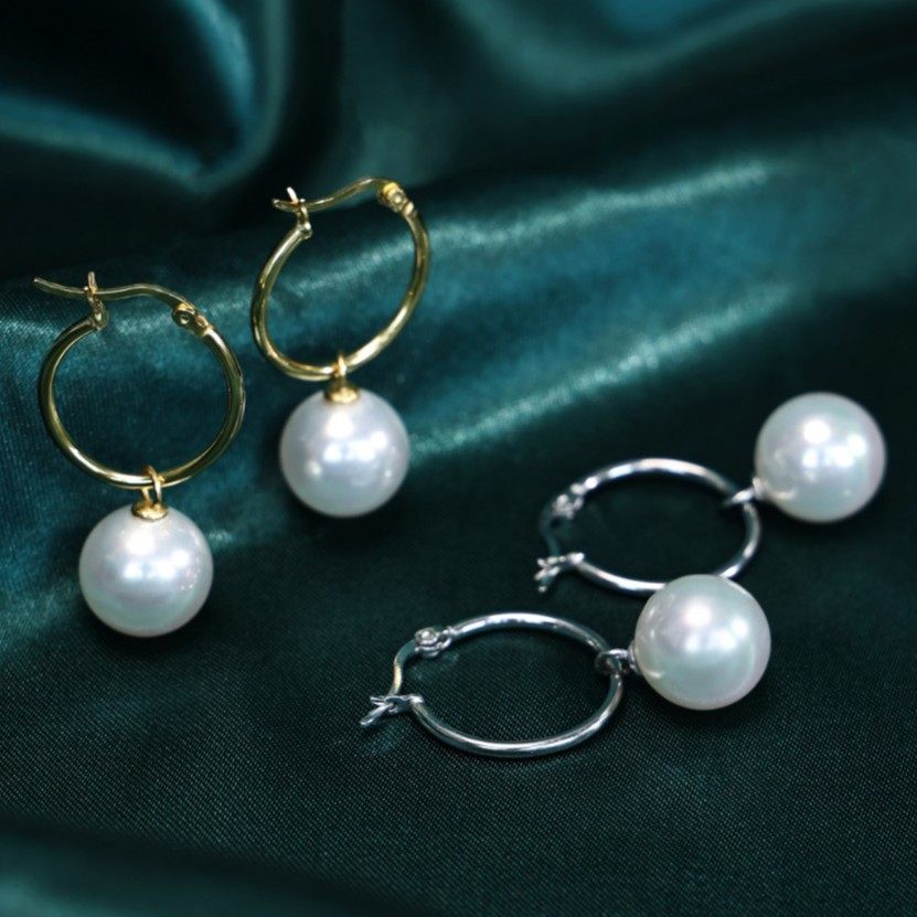 纯银珠珠耳环女小众设计感耳坠耳圈气质法式耳扣,饰品/流行首饰/时尚饰品新,银饰耳饰,淘宝优惠券,粉丝福利购,淘宝优惠卷