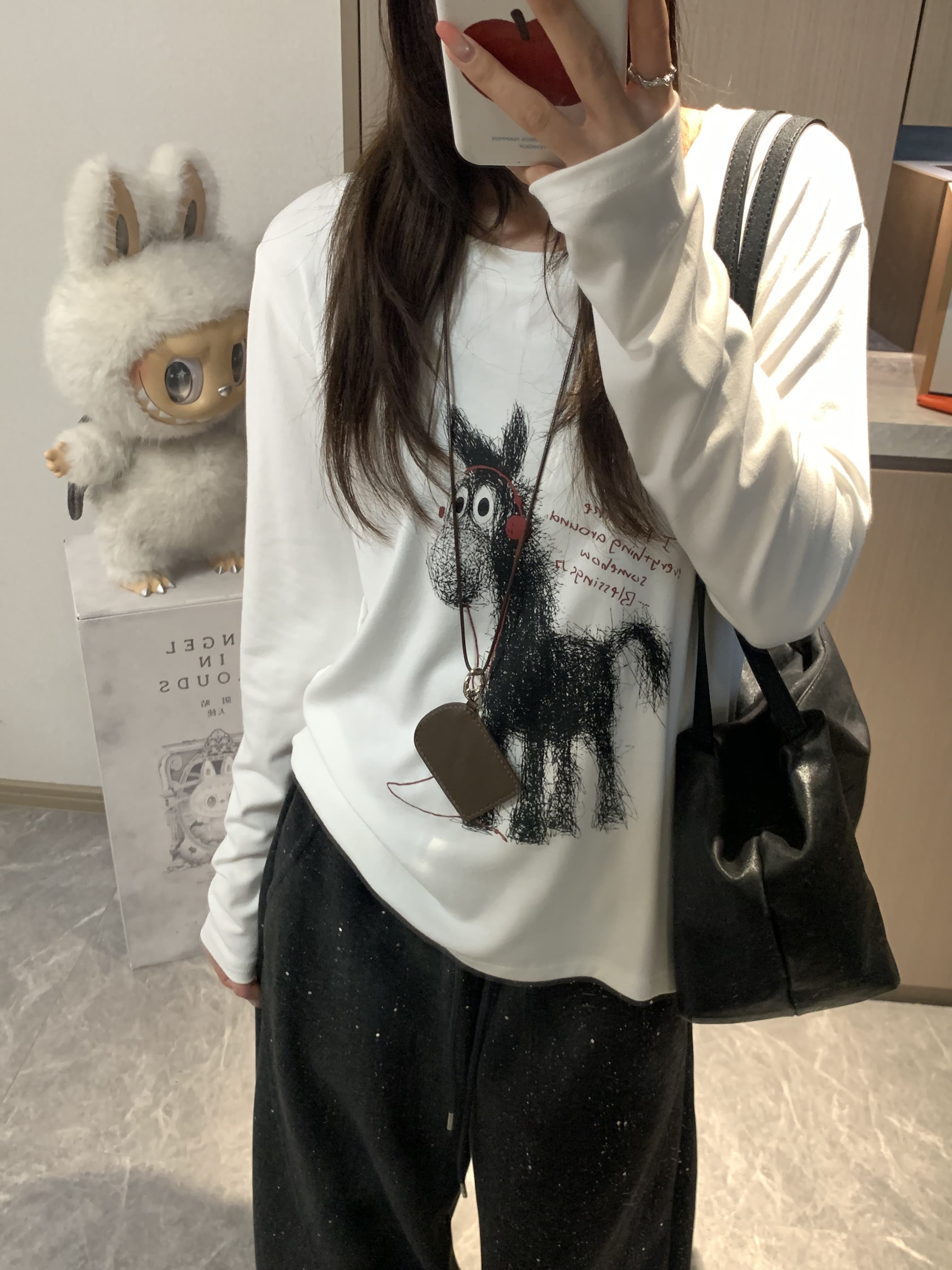 [香蕉派派]马年限定！春季韩系休闲卡通百搭雪花棉短袖T恤女宽松,女装/女士精品,大码内搭,淘宝优惠券,粉丝福利购,淘宝优惠卷