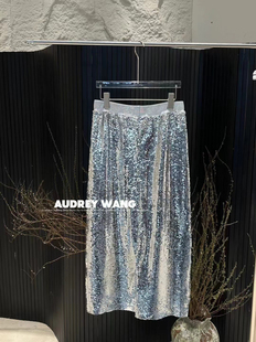 亮片群女半裙小个子百搭潮 气质半身裙原创小众款 AW2024春季 新款