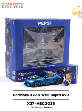 拓意1/64丰田速霸摆件DarwinPRO 66GWBKSupra A90-百事可乐车模型