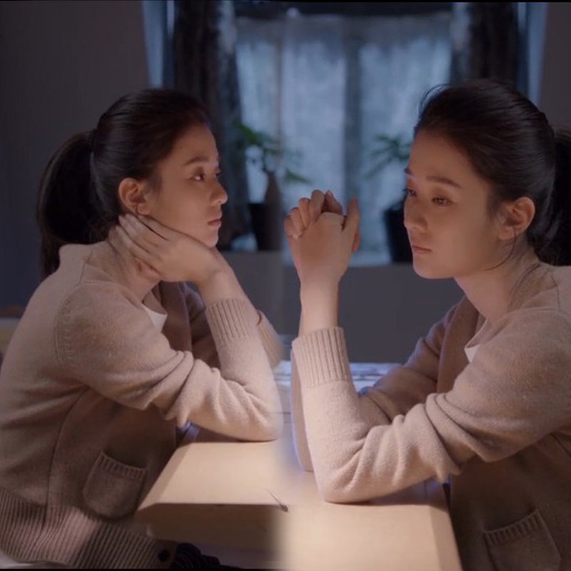 欢乐颂2关雎尔关关同款羊绒开衫短款外套针织带兜打底衫量身定做