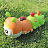 儿童电动特技毛毛虫会唱歌跳舞婴儿音乐1一3岁男女孩宝宝学爬玩具