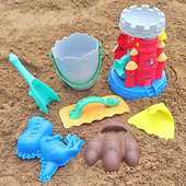 儿童沙滩玩具盖城堡模具沙堡桶宝宝男女孩铲海边玩挖沙子工具套装