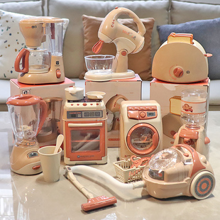 儿童迷你小厨房玩具仿真厨具榨汁机小家电小孩过家家女孩生日礼物