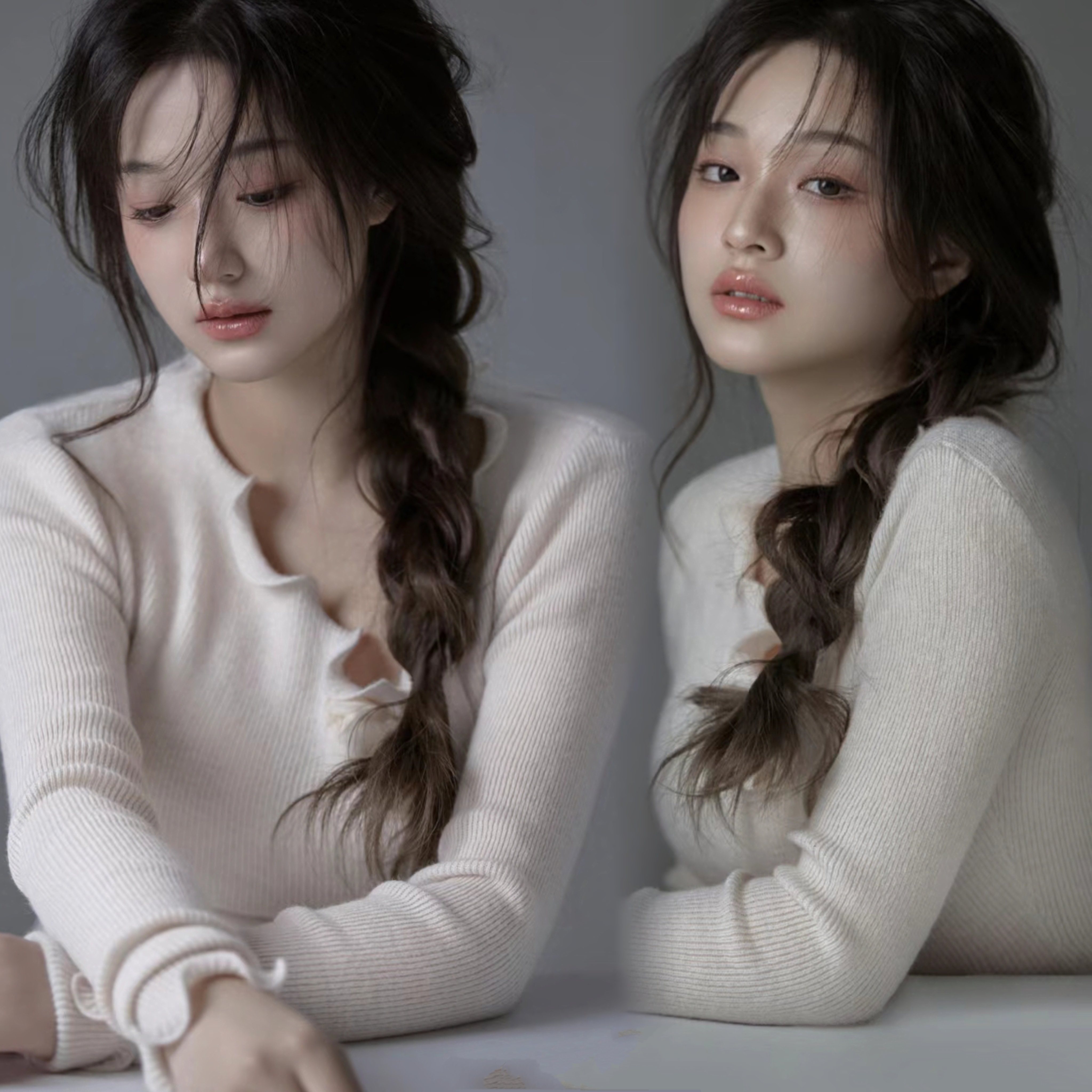 个人写真服装女影楼主题氛围感慵懒风温柔肖像情绪艺术照摄影服饰