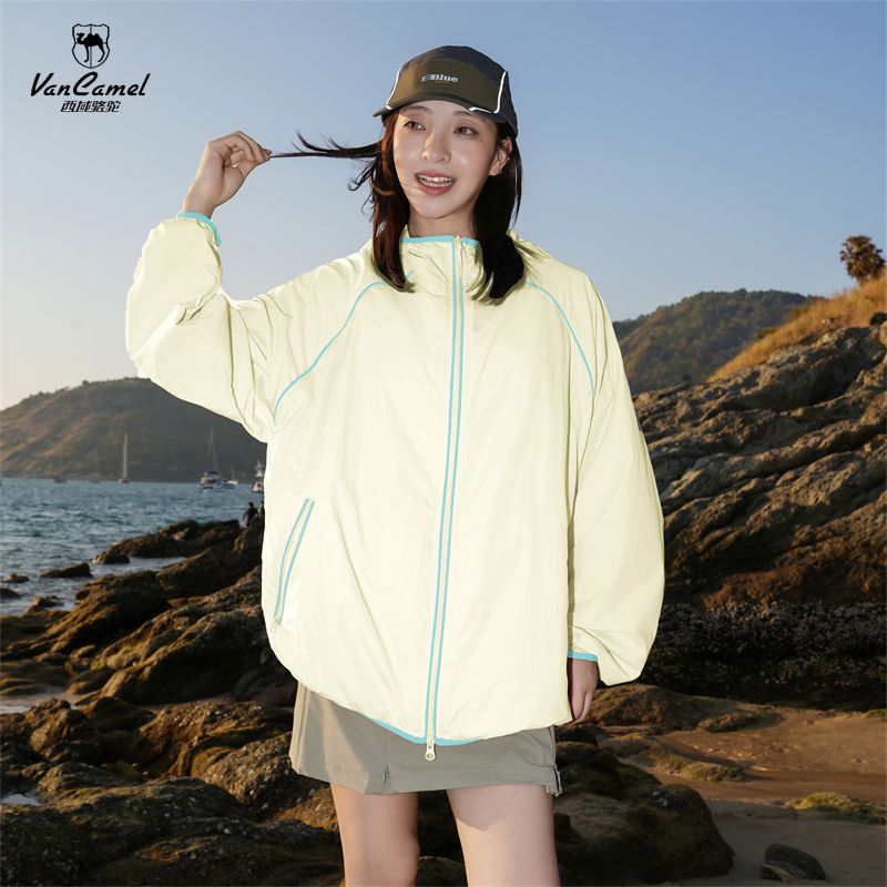 西域骆驼2025新款冰丝防晒衣女款夏季户外防紫外线薄款宽松防晒服