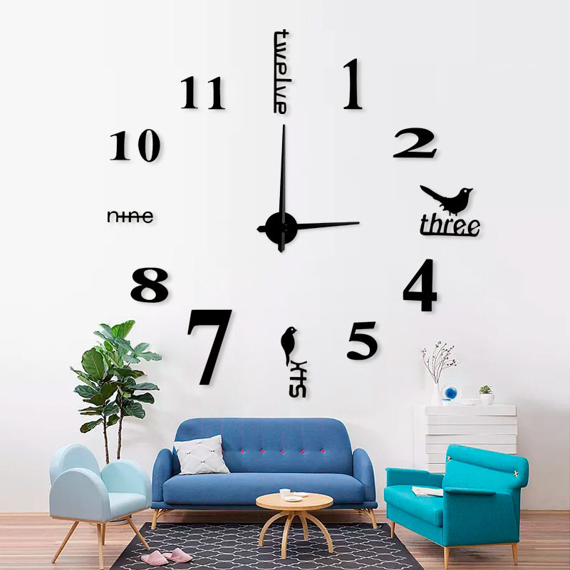 Acrylic 3d Super large originality Wall clock European-style living room Art DIY Mirror Wall stickers Pocket Watch fashion Simplicity clocks and watchesin the Home Daily , Umbrella/Rain gear/Rain/Moistureproof , Umbrella  category - from Buy2taobao.com to provide professional Taobao agent buy service