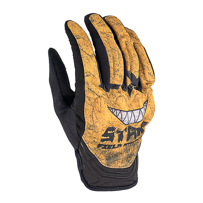 星空骑士手套夏季男薄款机车触屏防摔女款防晒复古摩托车骑行手套