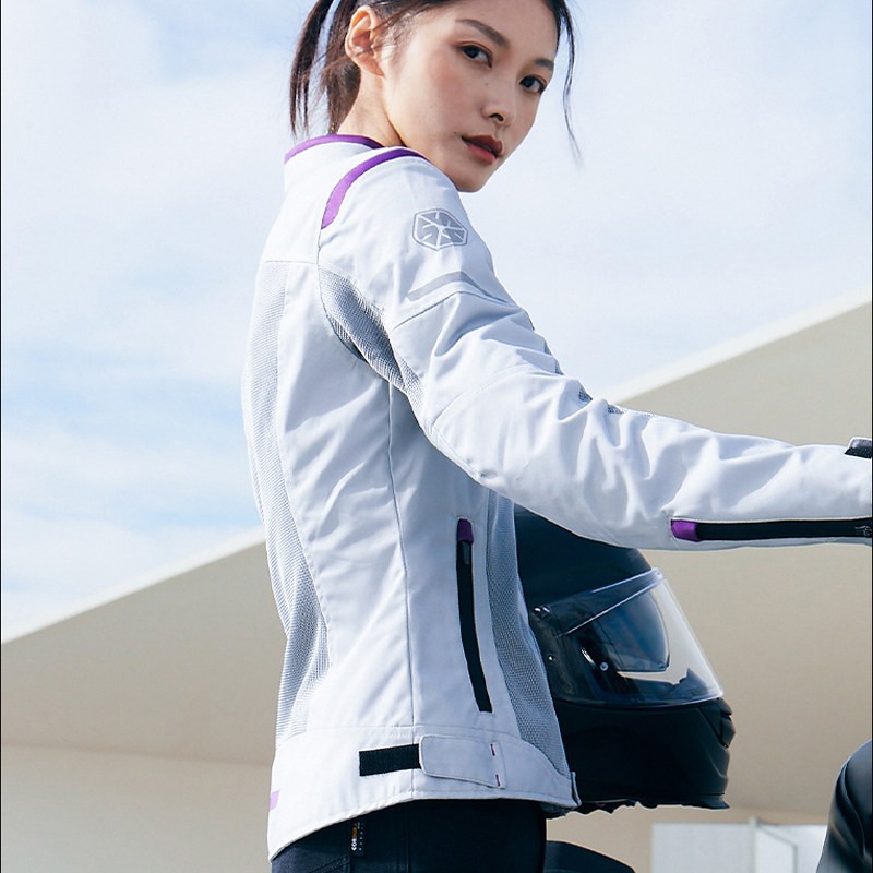 赛羽摩托车骑行服女夏季网眼机车赛车服四季情侣骑行服套装女款夏