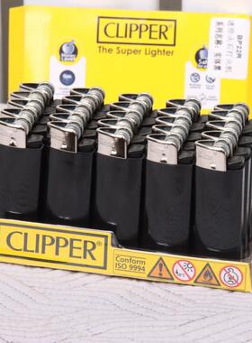 西班牙可利福clipper气体打火机超薄俊雅系列内胆机黑色BP22R定制