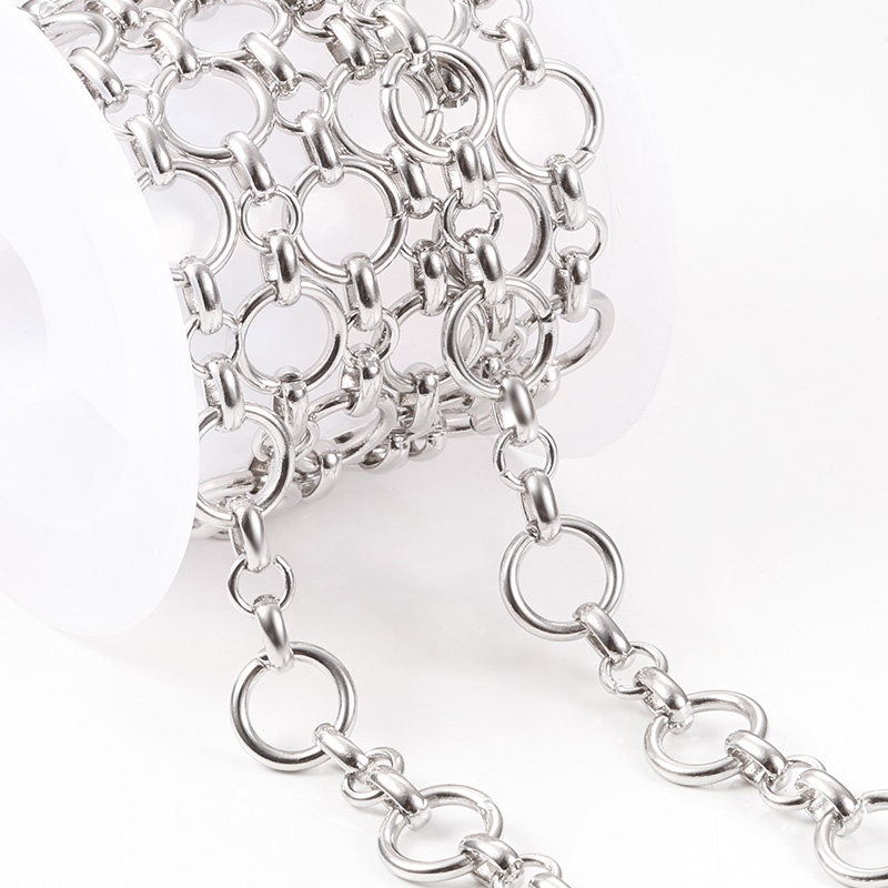 钛钢大小圆圈链条饰品diy链子手工制作项链手链材料简约大气链条,饰品/流行首饰/时尚饰品新,链条,淘宝优惠券,粉丝福利购,淘宝优惠卷