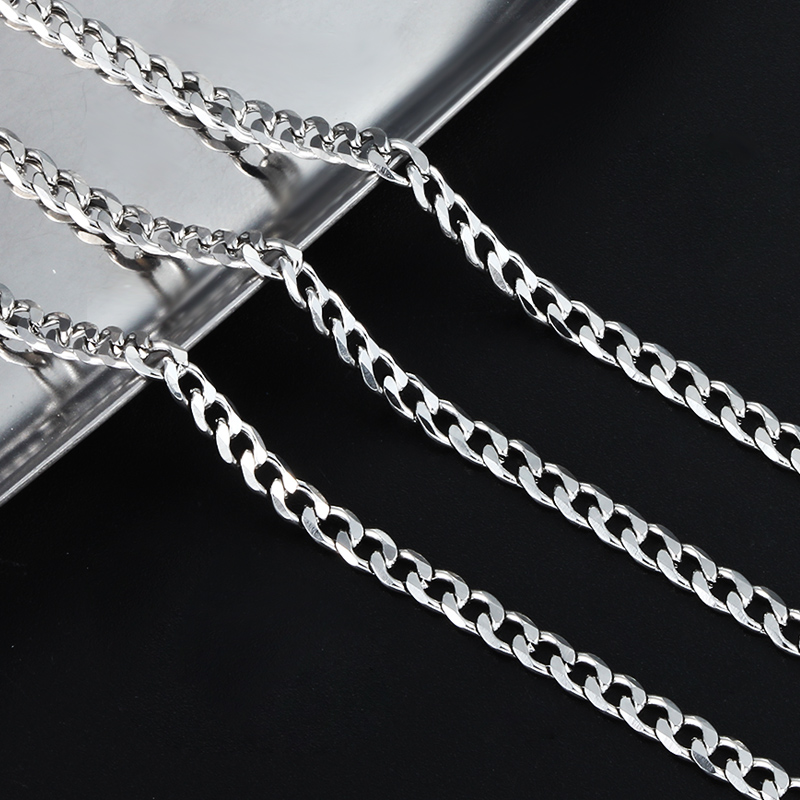 钛钢nk六面磨链饰品diy时尚搭配