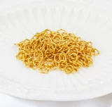 Золотое ожерелье и браслет из нержавеющей стали, аксессуар, золотые аксессуары, DIY, золото 750 пробы