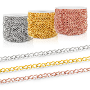 钛钢延长链diy项链手链加长链时尚 饰品配件 简约精品尾链简约时尚