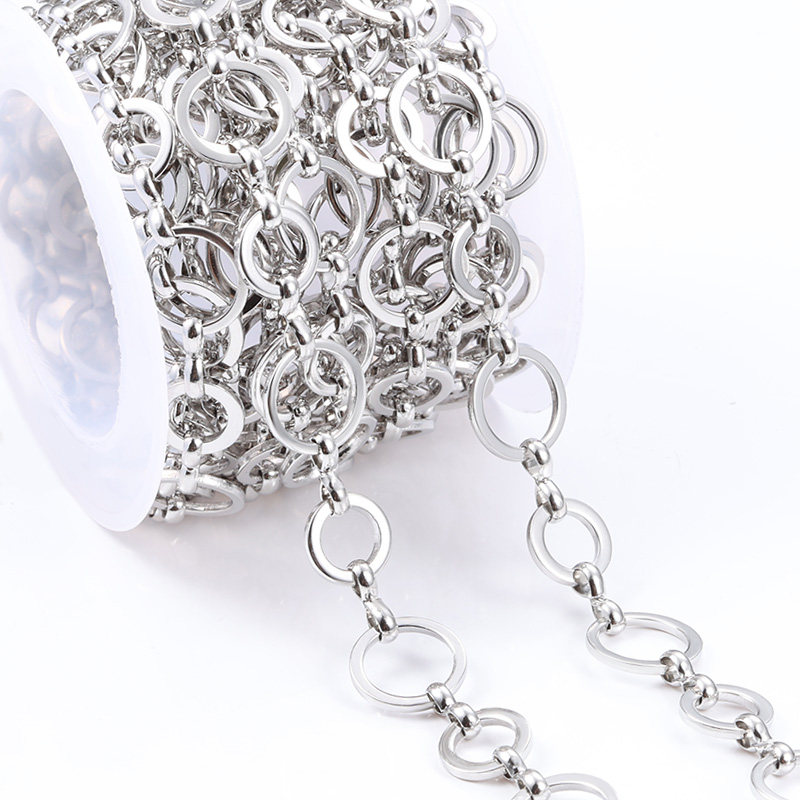 钛钢大小圈链条饰品diy链子手工制作项链手链材料时尚配饰不掉色,饰品/流行首饰/时尚饰品新,链条,淘宝优惠券,粉丝福利购,淘宝优惠卷