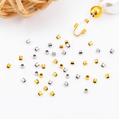 钛钢18k包金可夹扁定位管