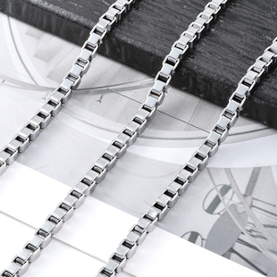5mm钛钢盒子链条饰品diy项链手链配链包链子高档多用途配件材料链