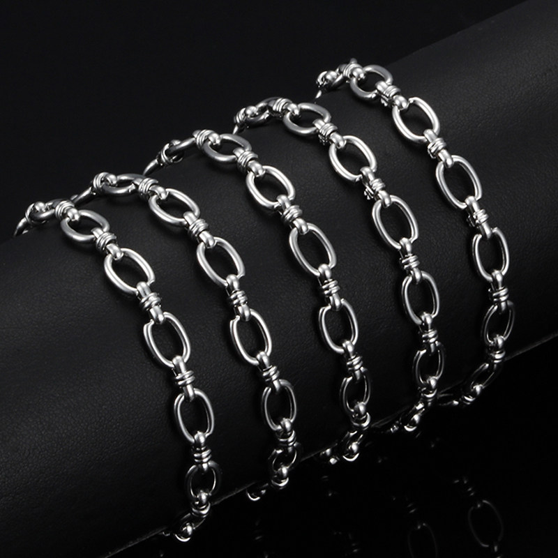 钛钢夹扣链灯笼链时尚链条diy项链手链古巴链锁骨链不掉色包包链,饰品/流行首饰/时尚饰品新,链条,淘宝优惠券,粉丝福利购,淘宝优惠卷