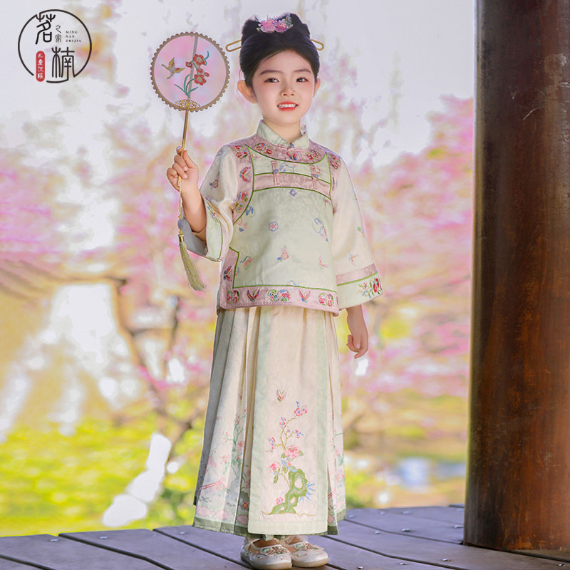 汉服女童春装宝宝中国风